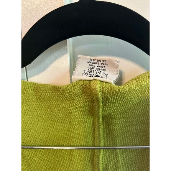 C.M.C by Color Me Cotton Green Raw Edge Cardigan XXL - Picture 2 of 4